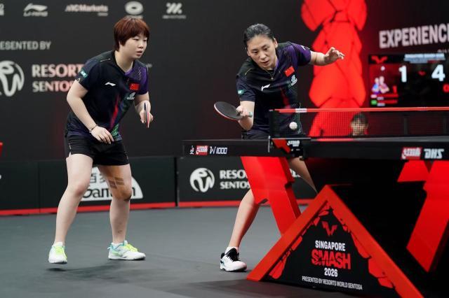 开云中国-陈熠/蒯曼实现逆转 赢新加坡大满贯女双首秀胜利